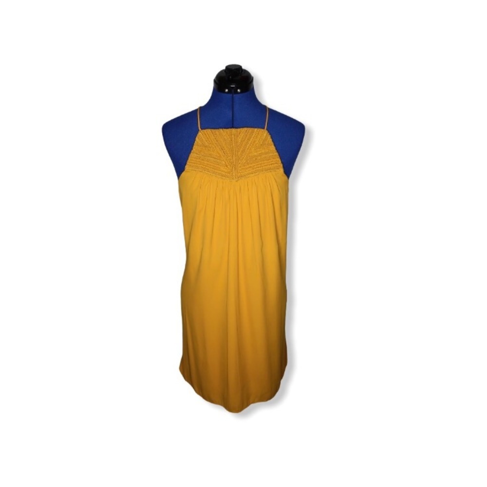 Mustard Shift Dress From H&M